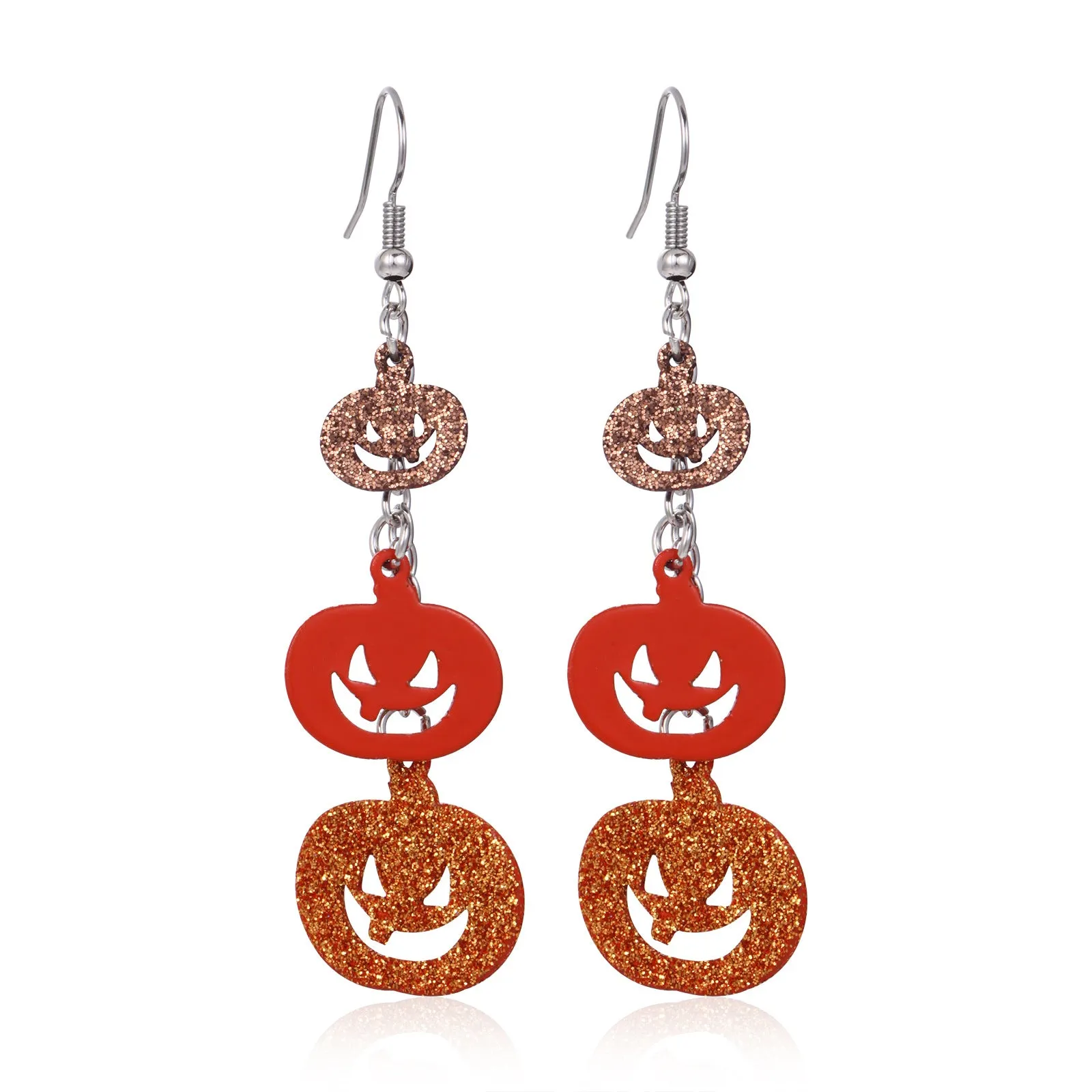 Wholesale 1 Pair/pack Halloween Horror Skull Pumpkin Boots Earrings