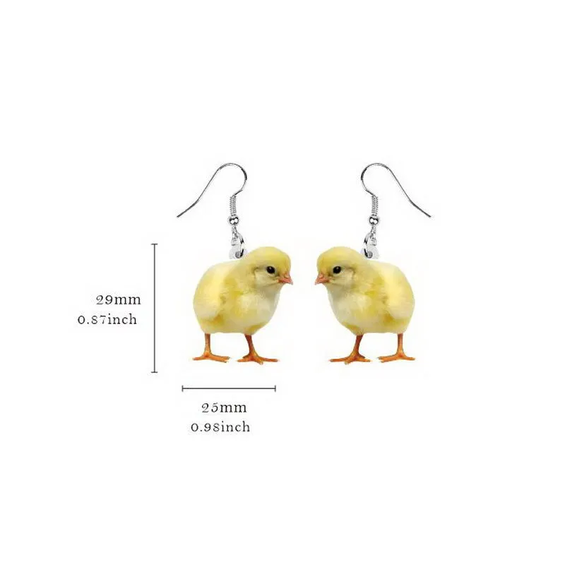 Wholesale 10pcs Rooster, Cow, Hamster, Piglet, Hedgehog, Squirrel, Rabbit, Black Cat, Puppy, Animal Earrings