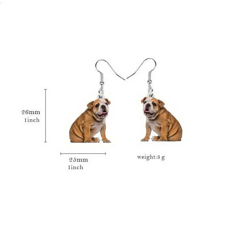Wholesale 10pcs Rooster, Cow, Hamster, Piglet, Hedgehog, Squirrel, Rabbit, Black Cat, Puppy, Animal Earrings