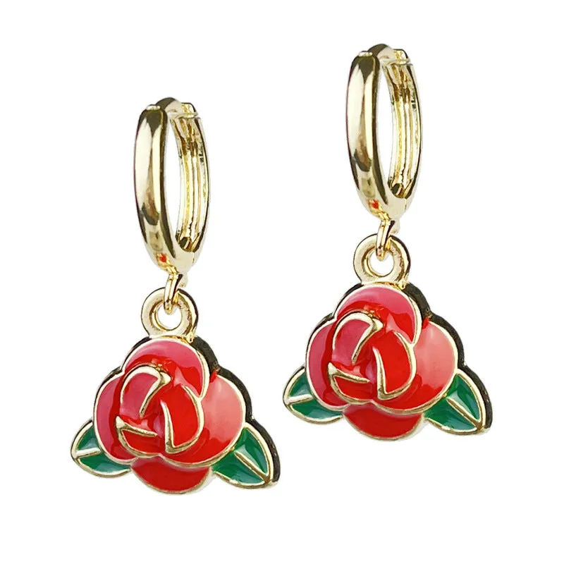 Wholesale 2 Pairs/pack Halloween Horror Blood Skull Skeleton Heart Skull Bird Earrings