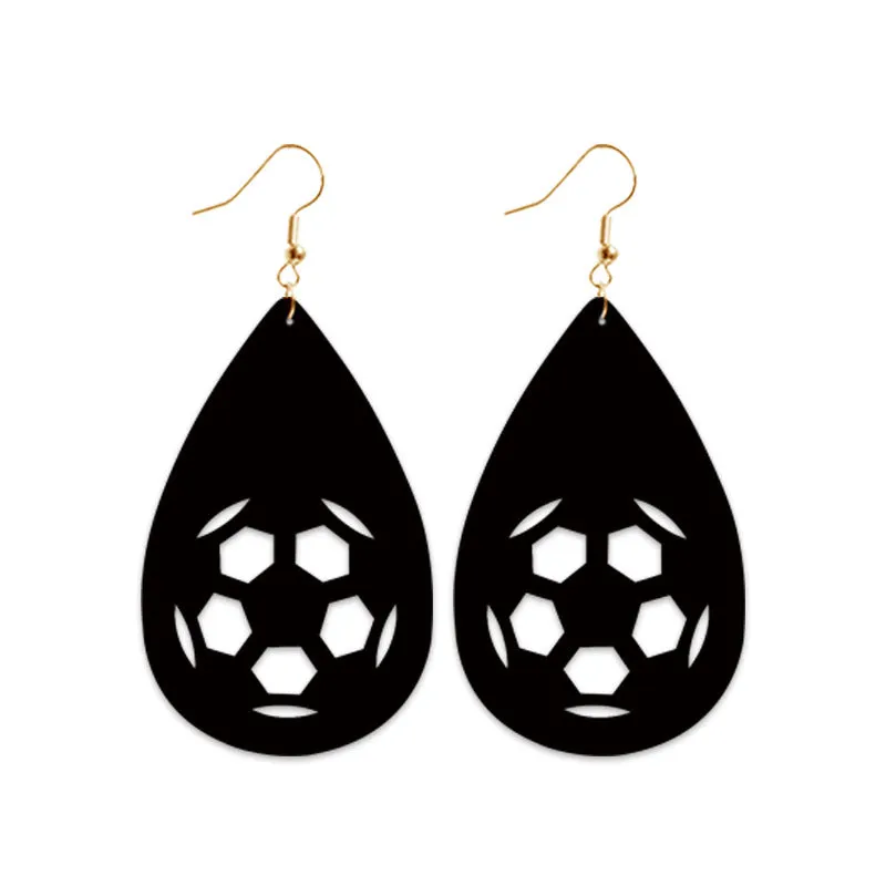 Wholesale 2pairs/pack Leather Fashion Earrings