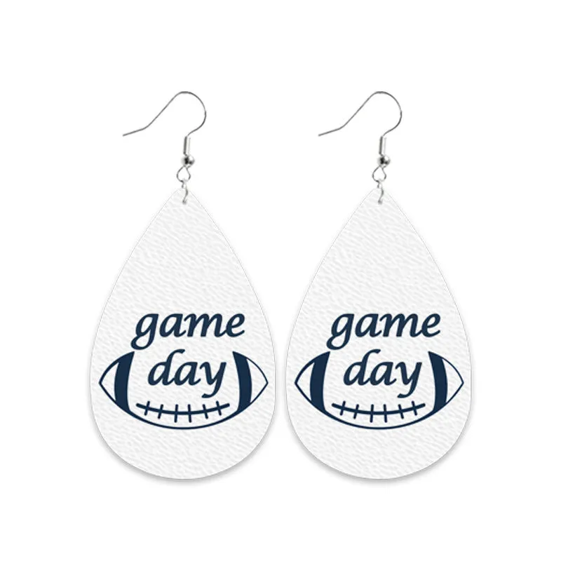 Wholesale 2pairs/pack Leather Fashion Earrings