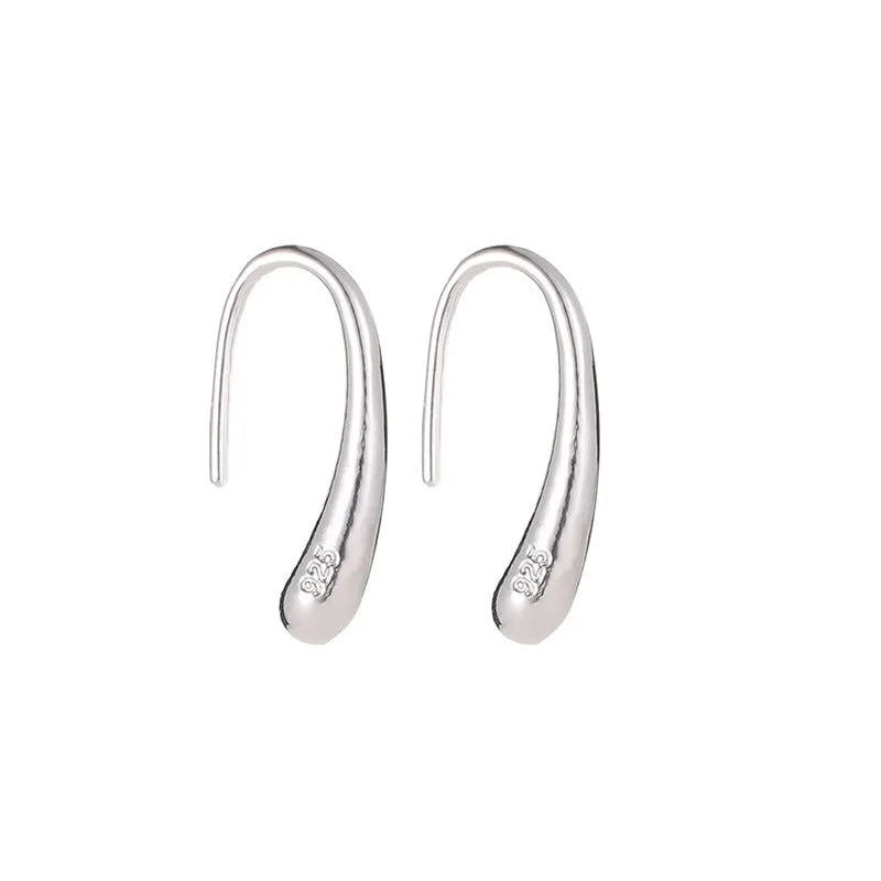 Wholesale 4pcs/pack Water Drop Plating Necklace Ear Hook Ring Jewelry Set