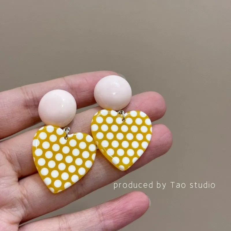 Wholesale 80s retro Hong Kong style earrings