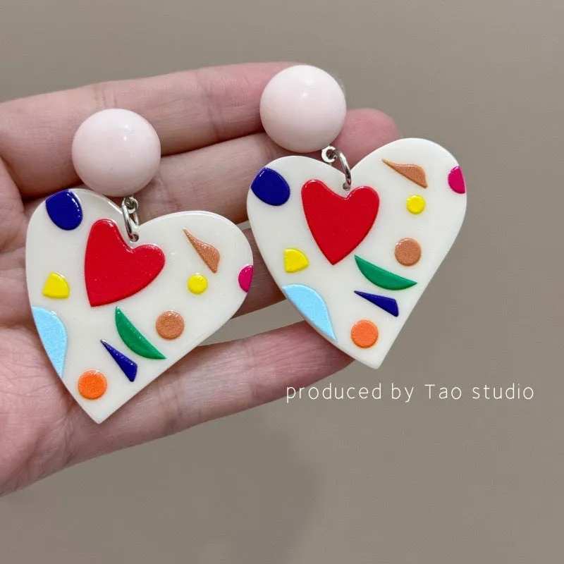 Wholesale 80s retro Hong Kong style earrings