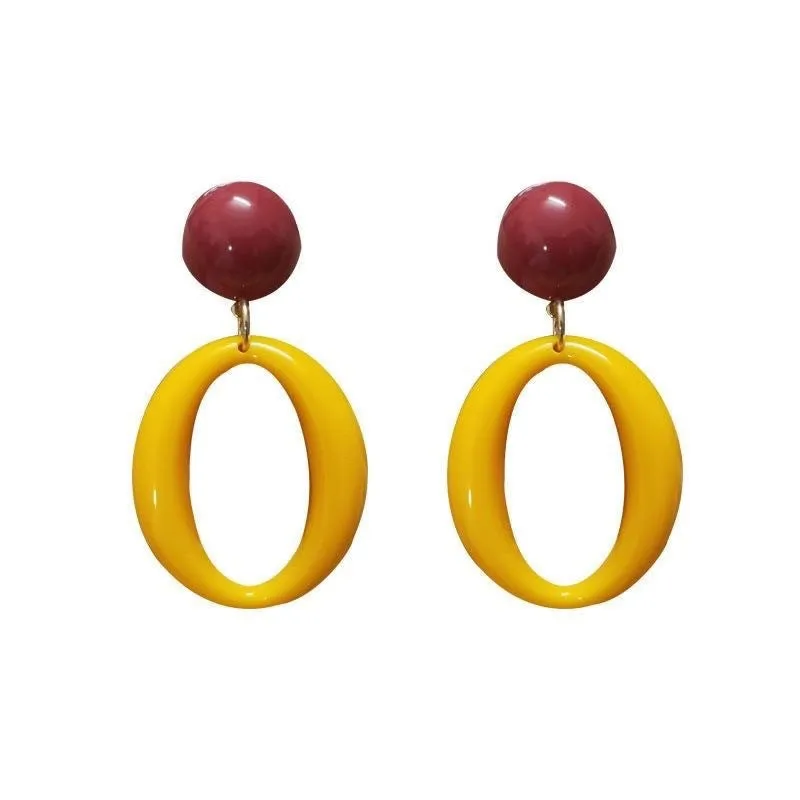 Wholesale 80s retro Hong Kong style earrings