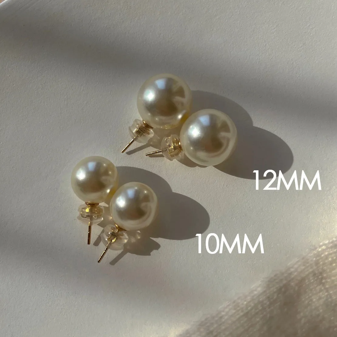 Wholesale 925 silver mosquito coil tray pearl ear clip