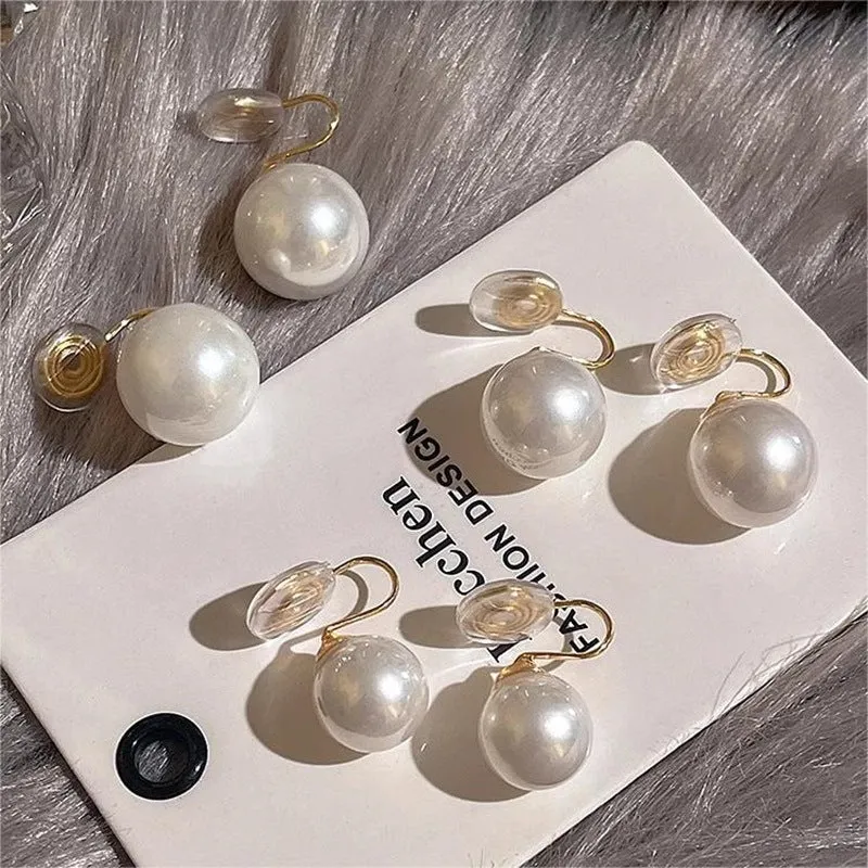 Wholesale 925 silver mosquito coil tray pearl ear clip