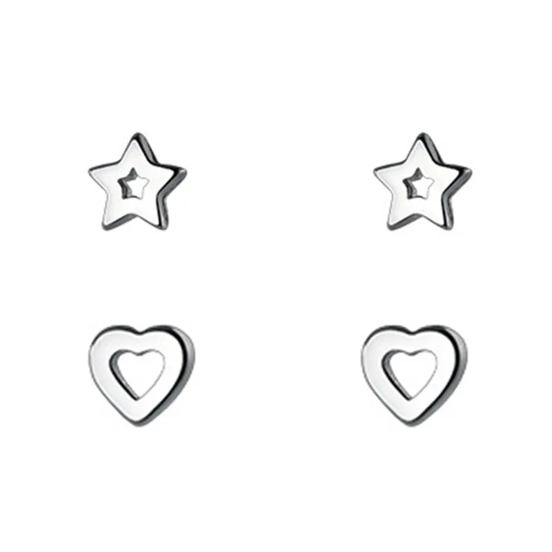 Wholesale 925 Silver Needle Mini Stealth Small Earrings