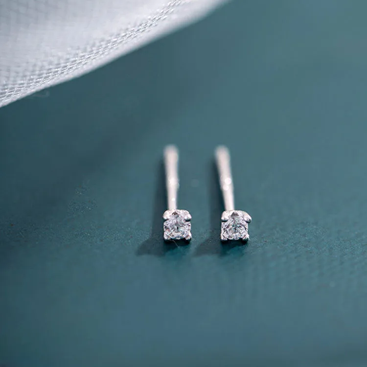 Wholesale 925 Sterling Silver Zircon Earrings