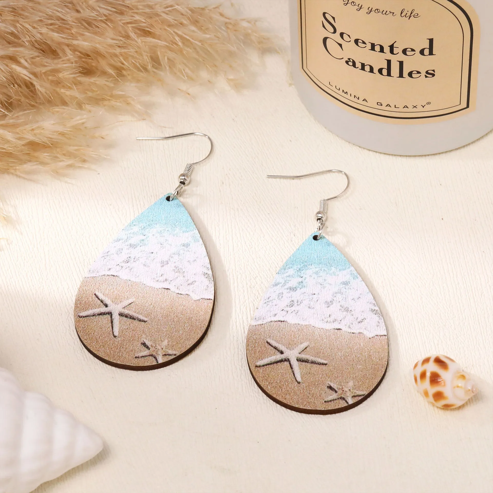 Wholesale Acrylic wooden earrings