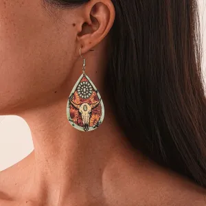 Wholesale Acrylic wooden earrings