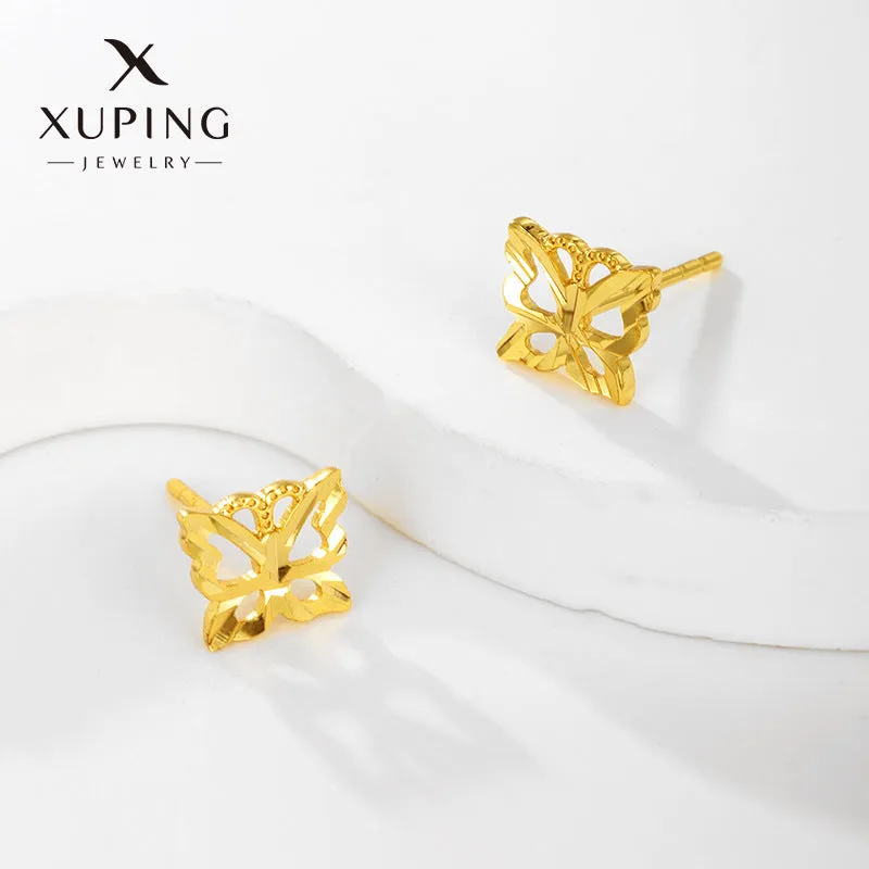 Wholesale Alloy Flower Simple and Compact Mini Summer High-end Fashion Earrings