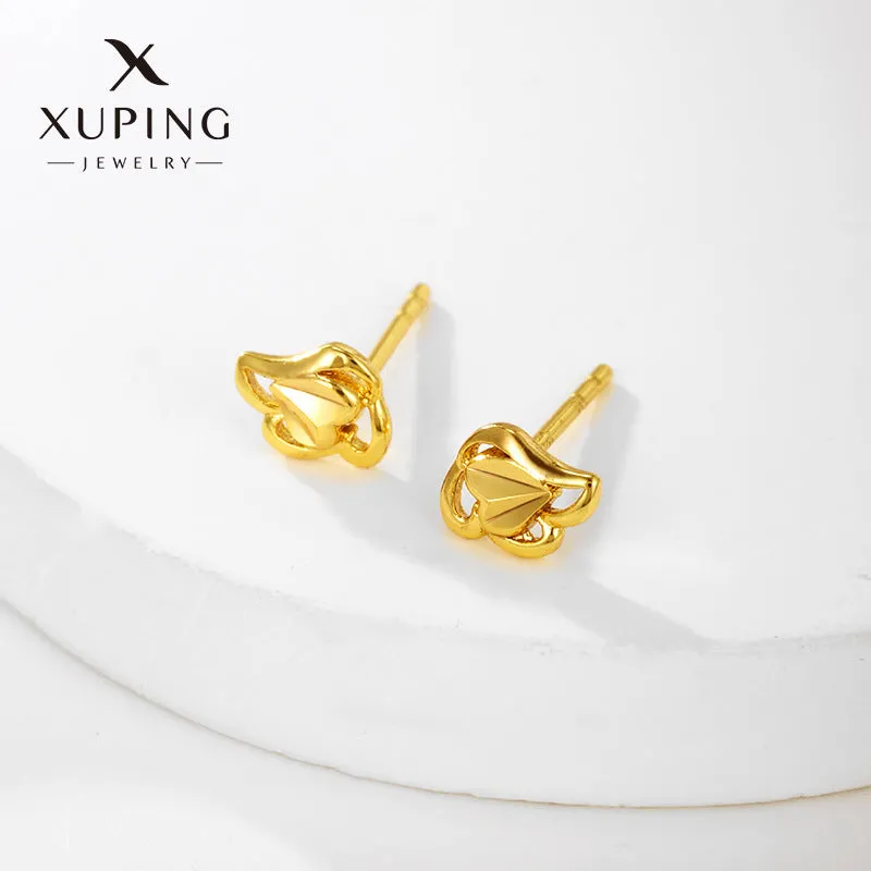 Wholesale Alloy Flower Simple and Compact Mini Summer High-end Fashion Earrings