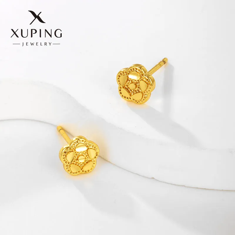 Wholesale Alloy Flower Simple and Compact Mini Summer High-end Fashion Earrings