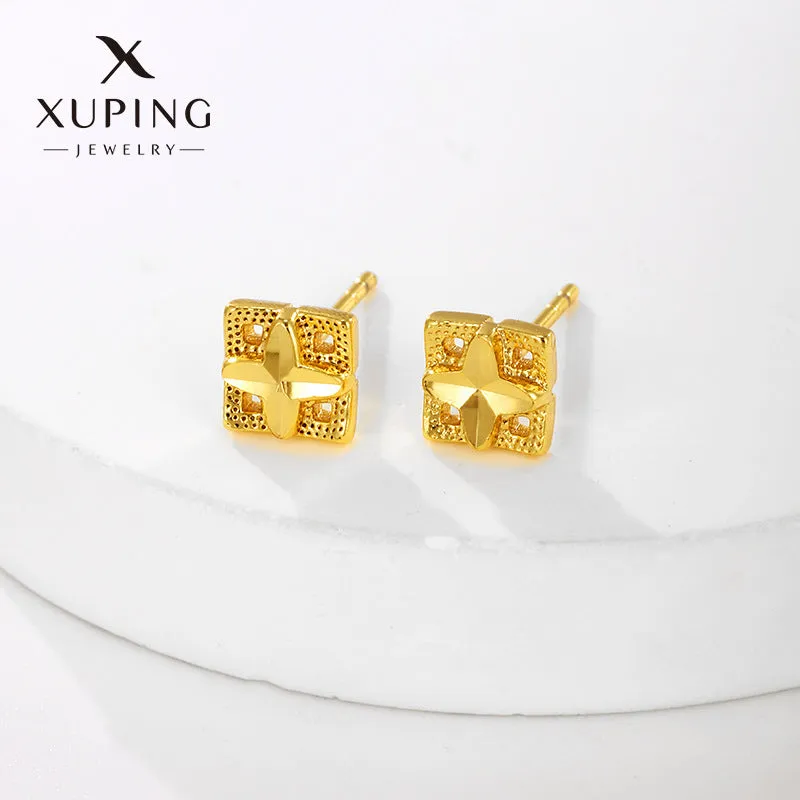 Wholesale Alloy Flower Simple and Compact Mini Summer High-end Fashion Earrings