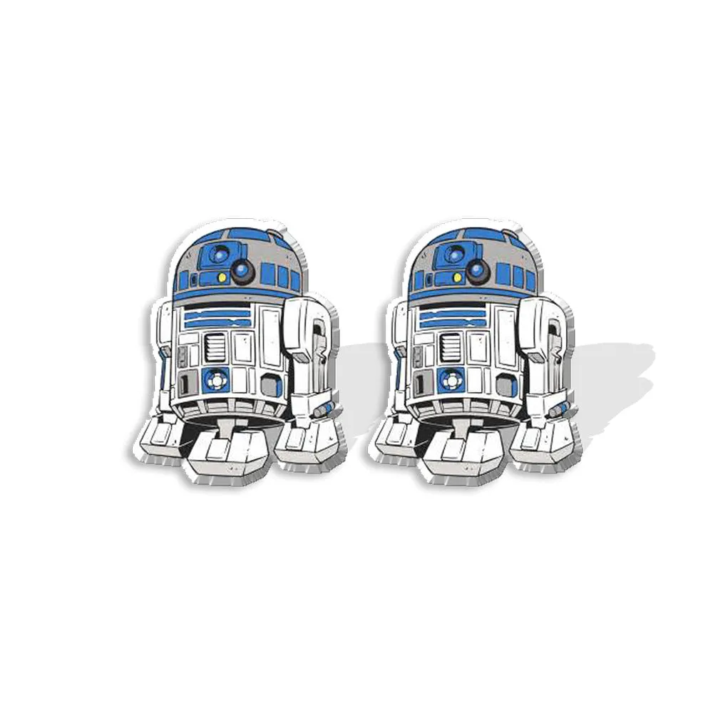 Wholesale Anime Peripheral Creative Cute Robot Heat Shrink Sheet Stud Earrings