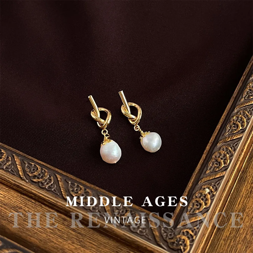 Wholesale Antique Baroque Freshwater Pearl Earrings