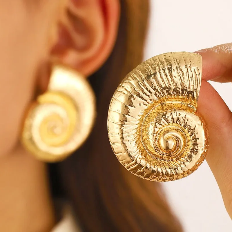 Wholesale Beach Wind Sea Star Conch Creative Personality Summer Versatile Earrings