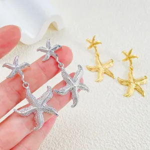 Wholesale Beach Wind Sea Star Conch Creative Personality Summer Versatile Earrings
