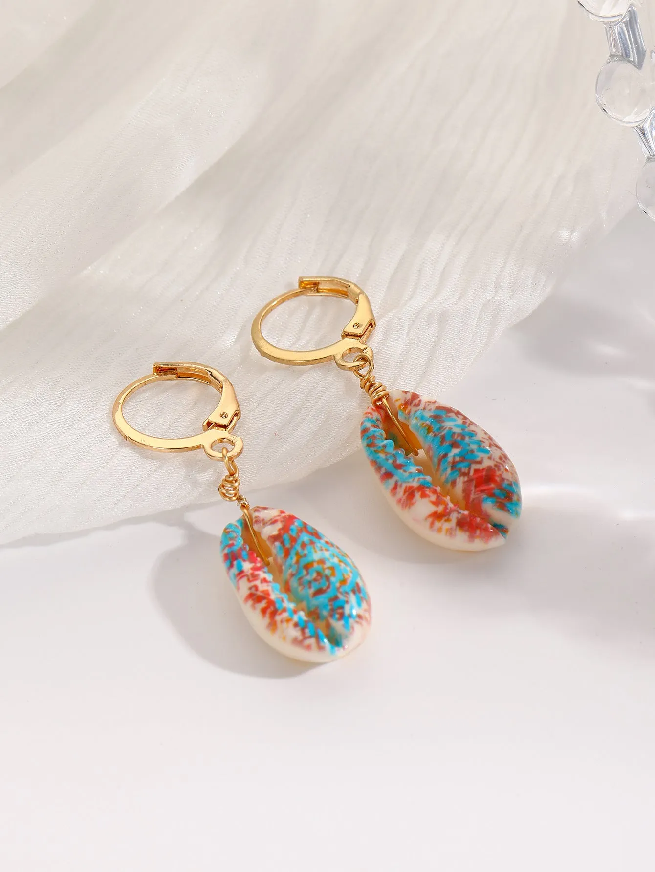 Wholesale Bohemian ethnic shell earrings