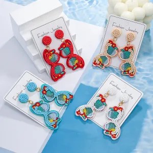Wholesale Bohemian Handwoven Sunglasses and Bead Earrings