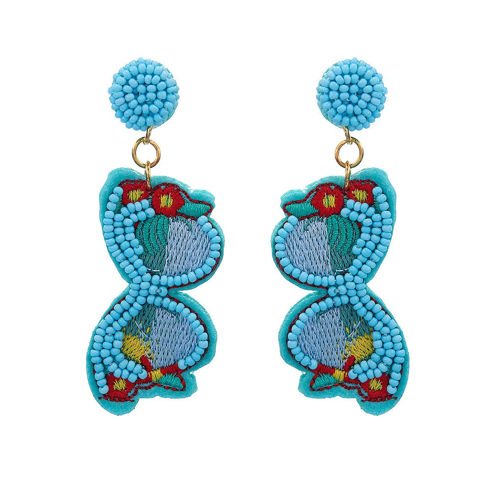 Wholesale Bohemian Handwoven Sunglasses and Bead Earrings