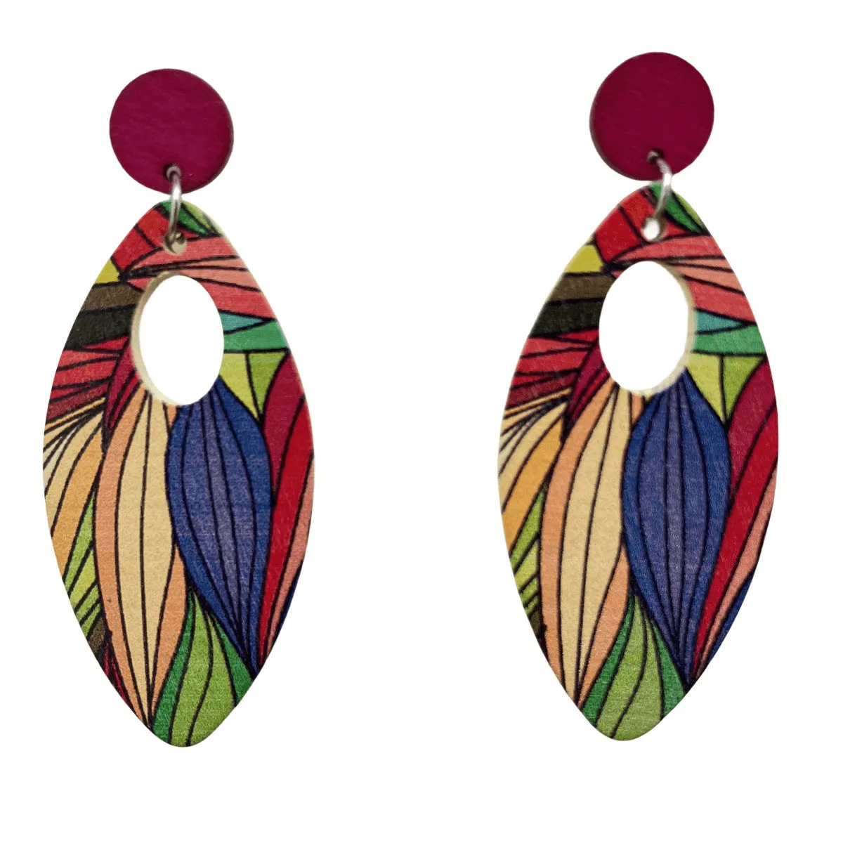 Wholesale Bohemian Wooden Earrings