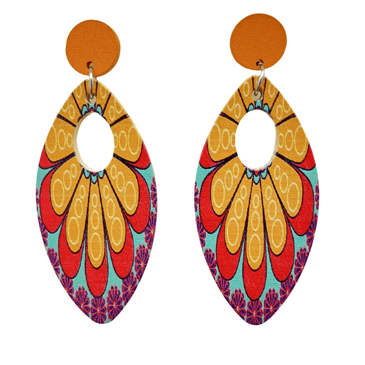 Wholesale Bohemian Wooden Earrings