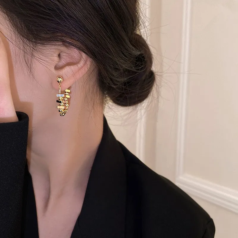 Wholesale Broken Gold French Copper Earrings