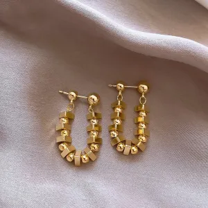 Wholesale Broken Gold French Copper Earrings