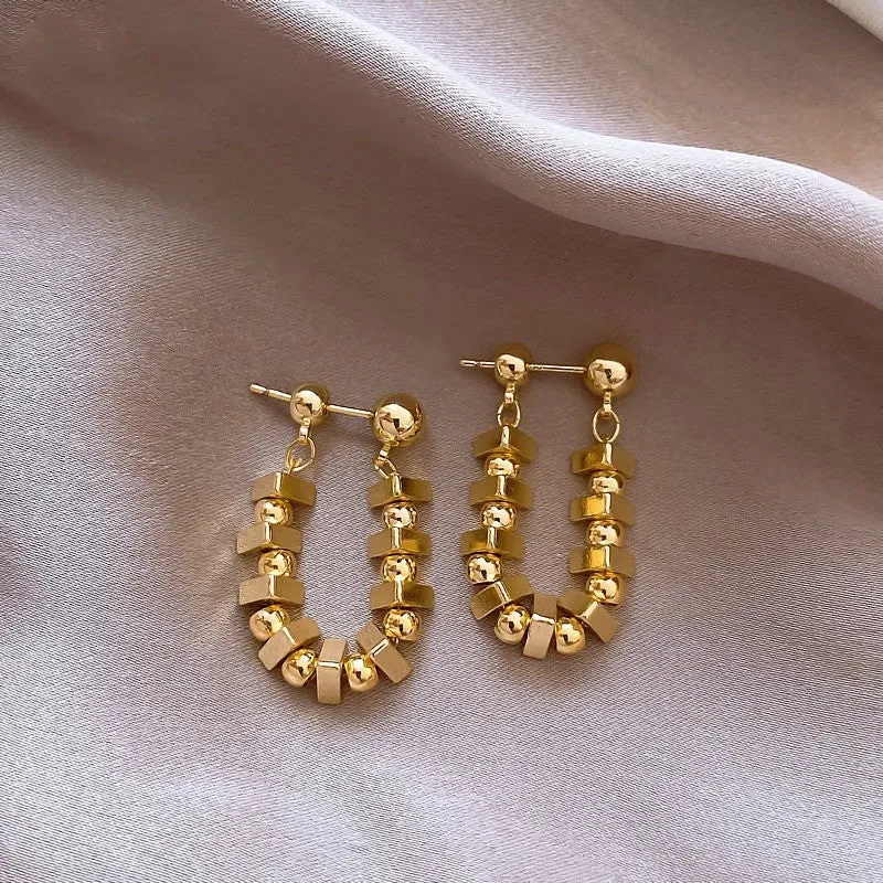 Wholesale Broken Gold French Copper Earrings