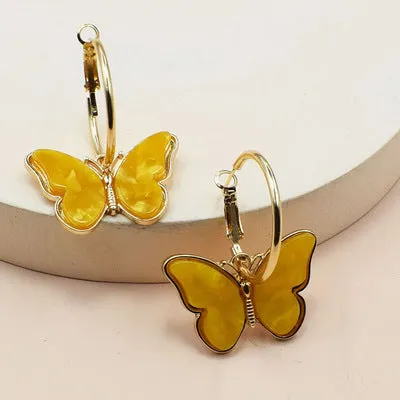 Wholesale Butterfly Alloy Ear Studs