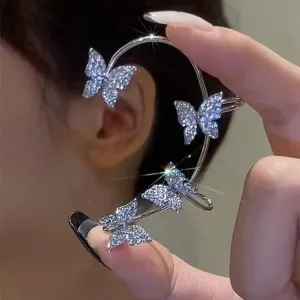 Wholesale Butterfly ear hook integrated earrings