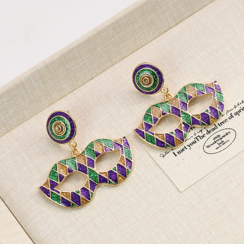 Wholesale Carnival Color Niche Design Sense Earrings for Women