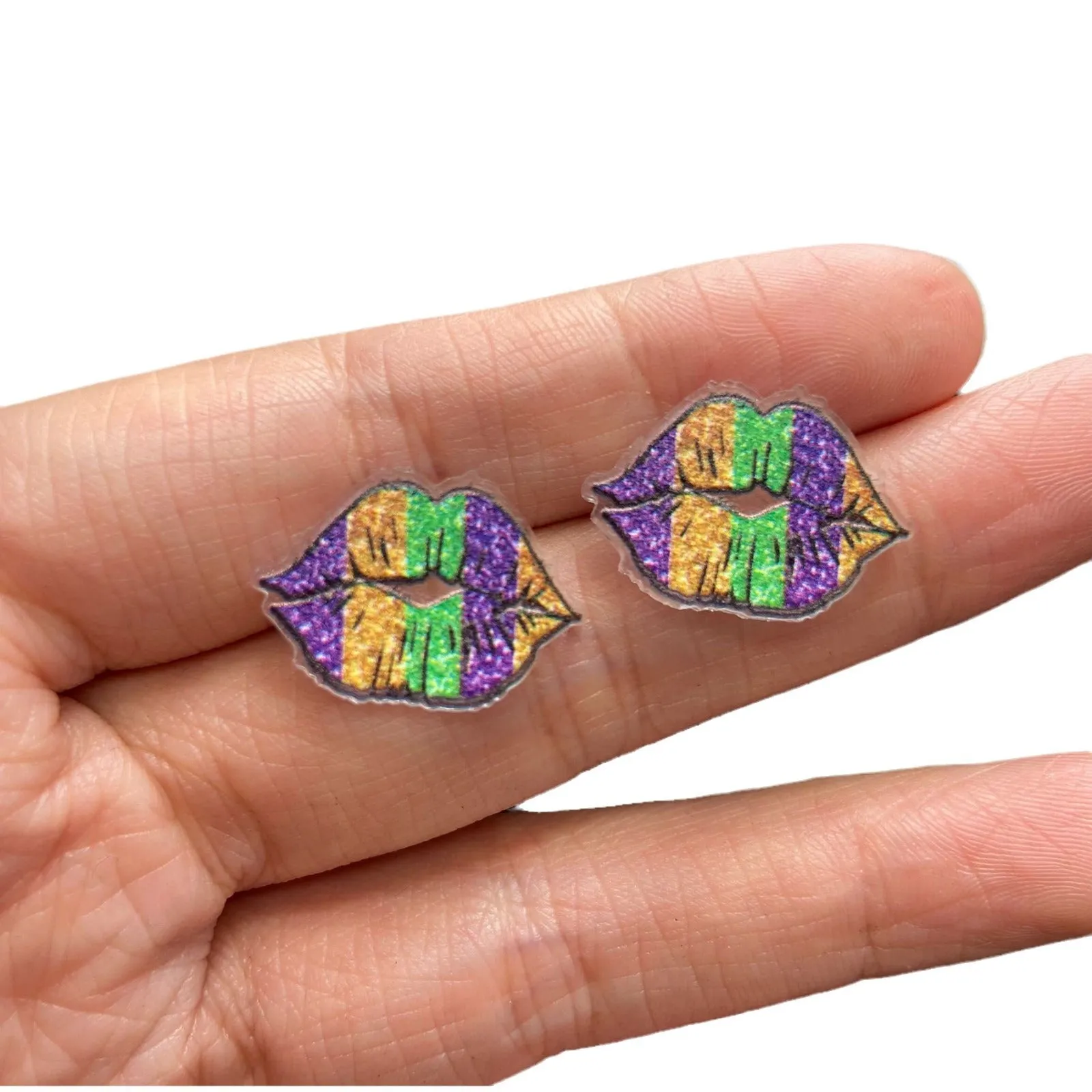 Wholesale Carnival lip stud earrings jewelry
