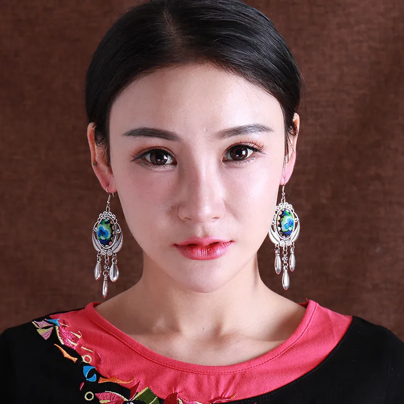 Wholesale Chinese Retro Alloy Earrings