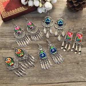 Wholesale Chinese Retro Alloy Earrings