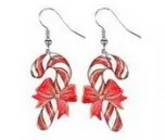 Wholesale Christmas Cartoon Christmas Tree Elk Cow Yak Kitten Stove Flamingo Rainbow Earrings