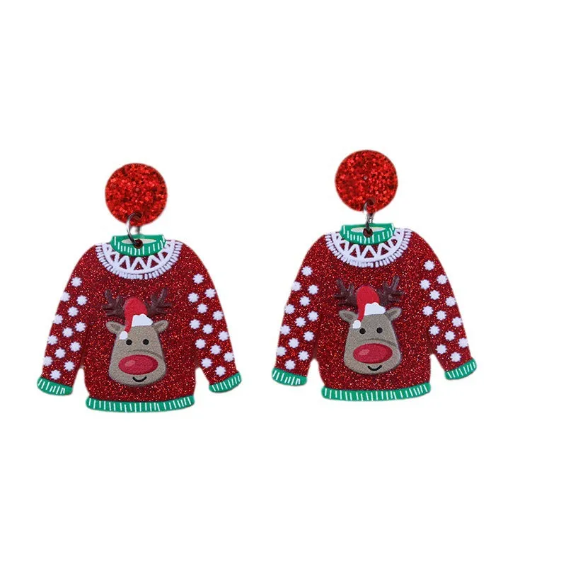 Wholesale Christmas Earrings Studs