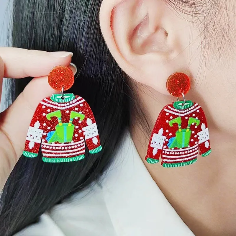 Wholesale Christmas Earrings Studs
