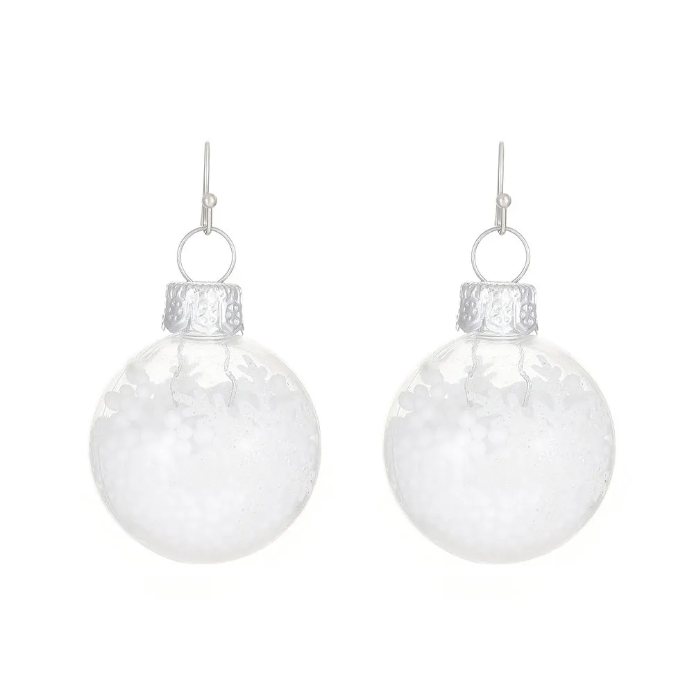 Wholesale Christmas Exaggerated Snowflakes Classic Colorful Bell Snowman Earrings