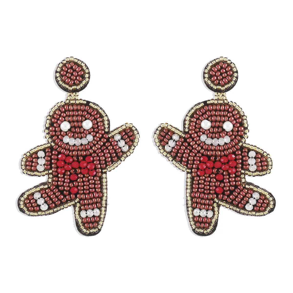 Wholesale Christmas Fashion Creative Beaded Earrings