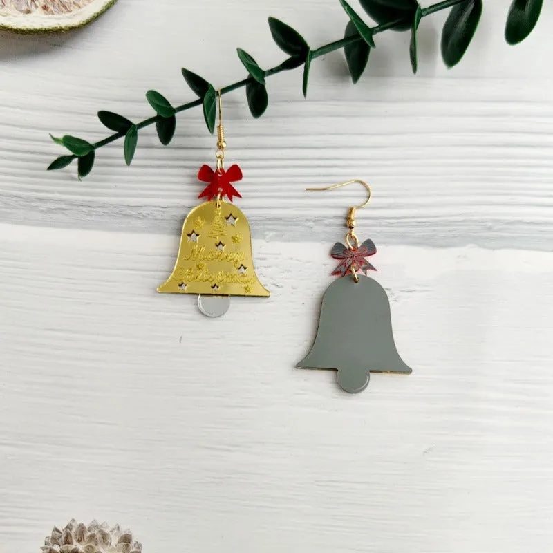 Wholesale Christmas Mirror Acrylic Sheet New Year Earrings