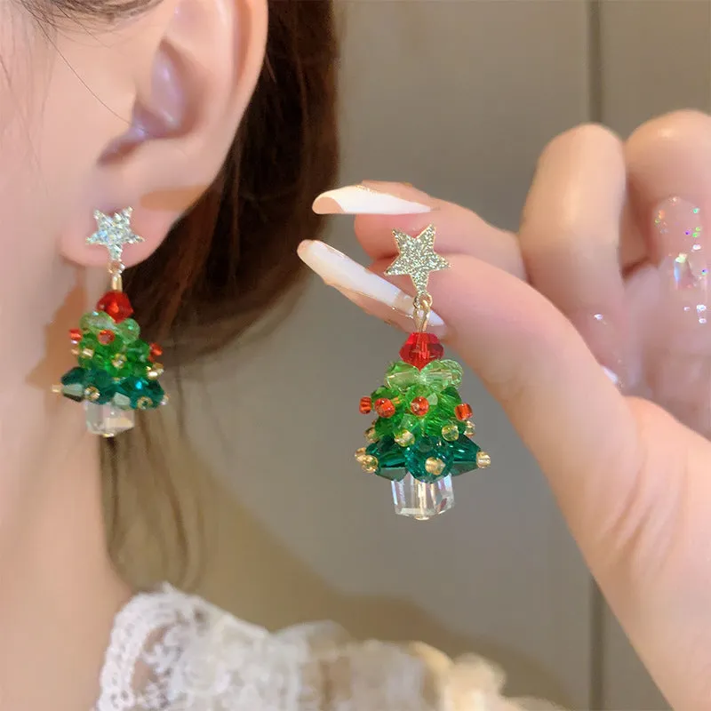 Wholesale Christmas Red Earrings