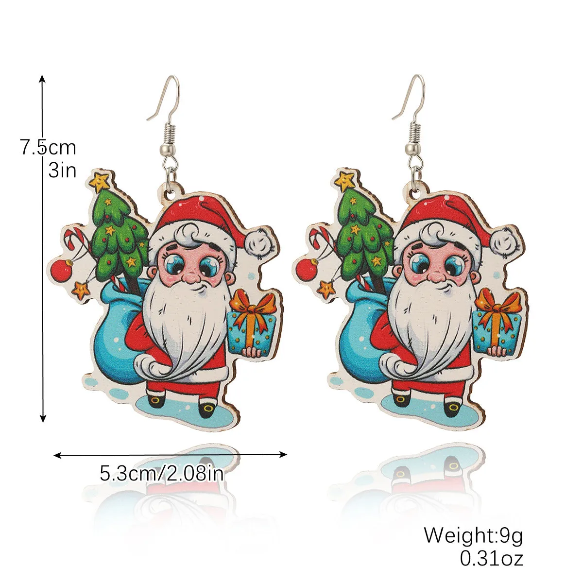 Wholesale Christmas Tree Snowflake Bell Earrings Earrings Set