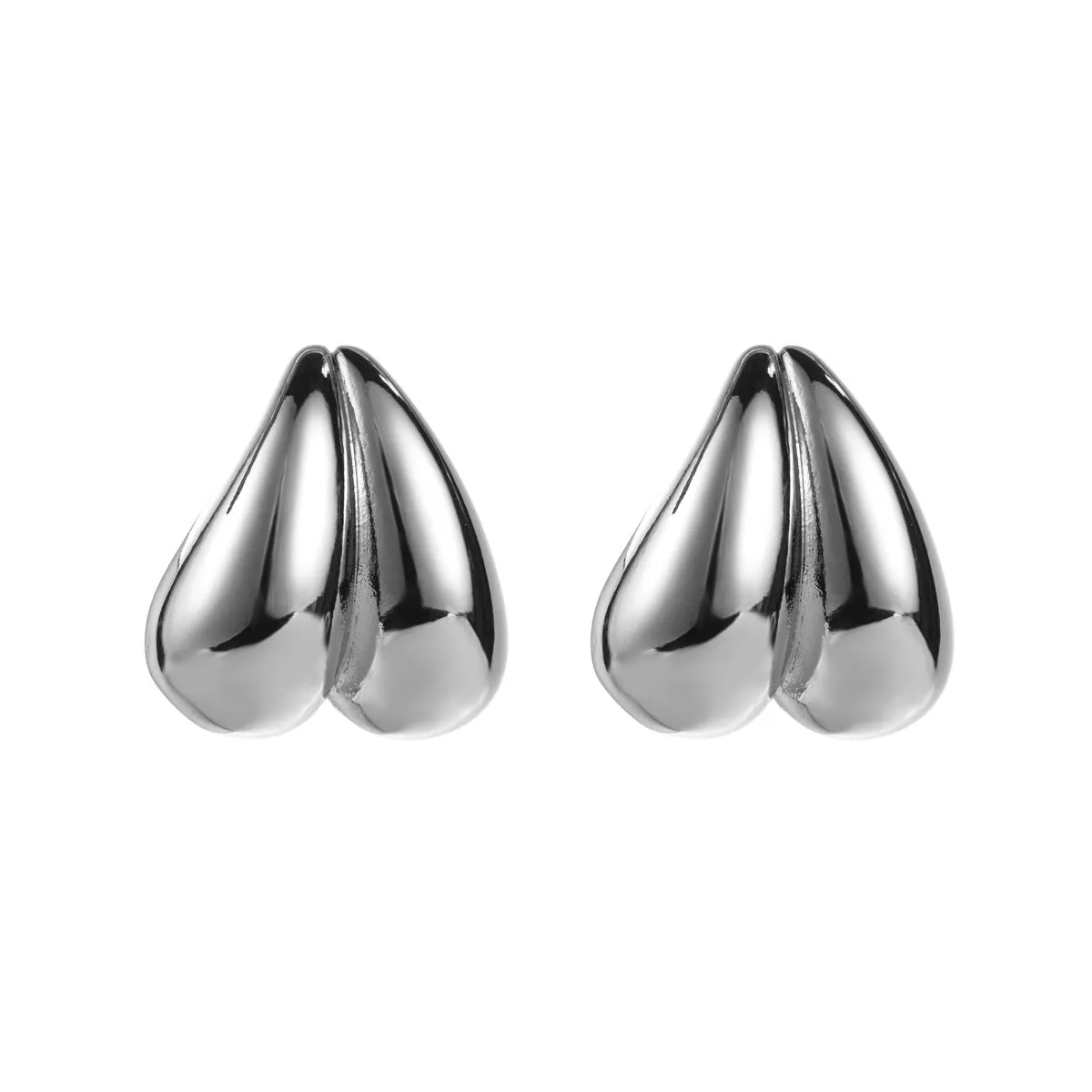 Wholesale Chubby Fashion Heart Shape Earrings