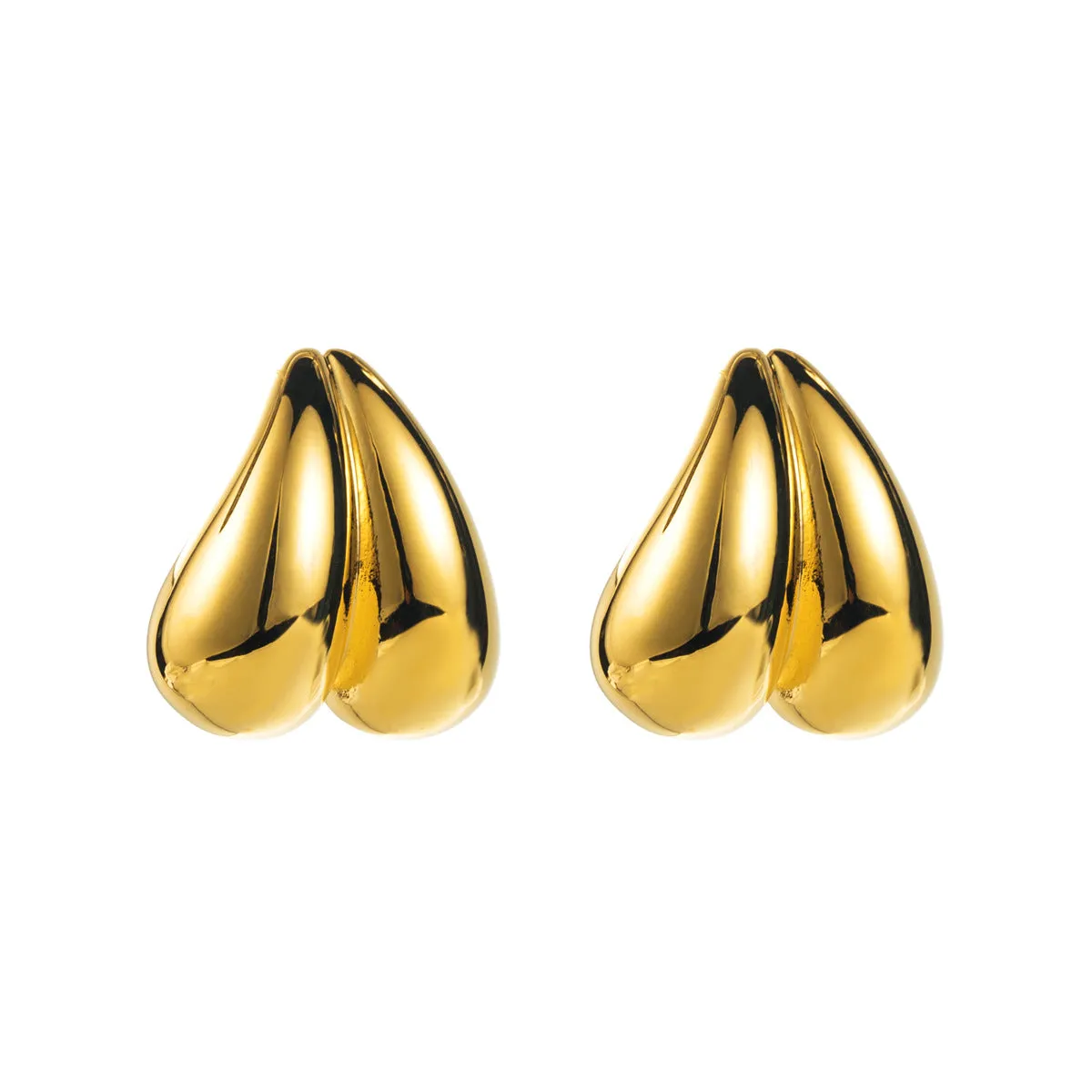 Wholesale Chubby Fashion Heart Shape Earrings