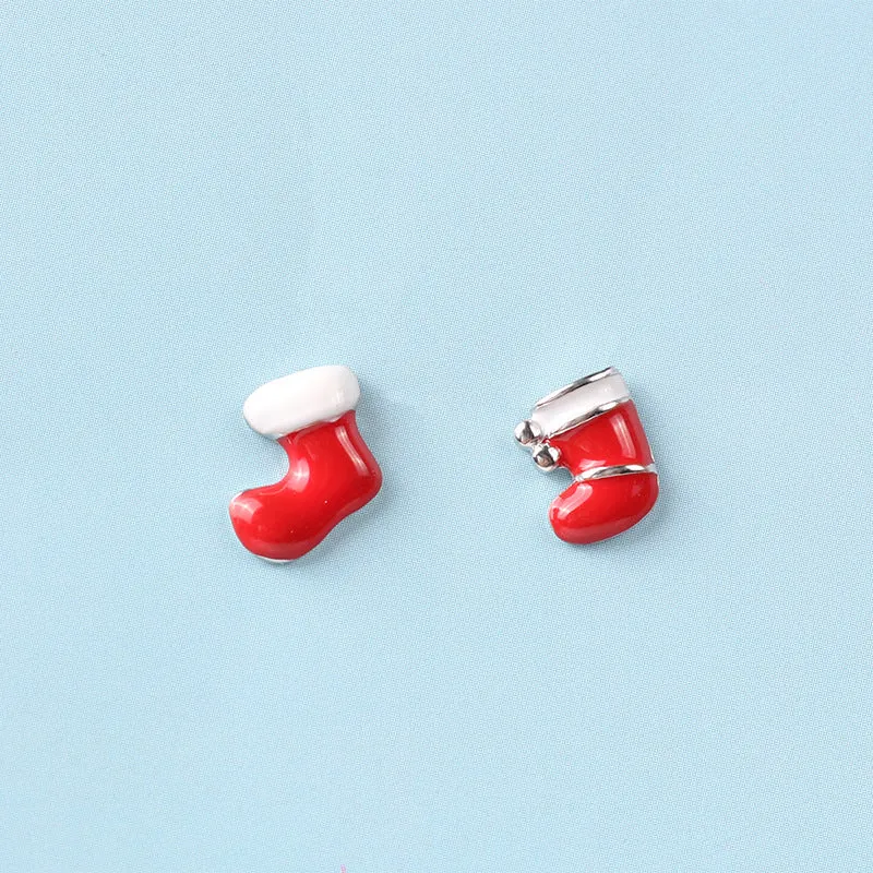 Wholesale Color Drop Glaze 925 Sterling Silver Earrings
