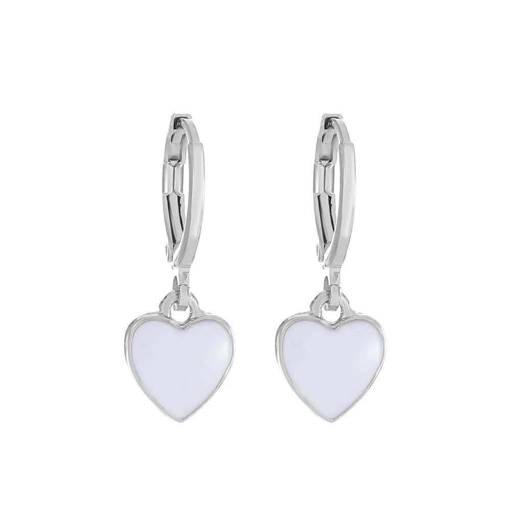 Wholesale color drop oil C-shaped women's fashion temperament niche design geometric earrings